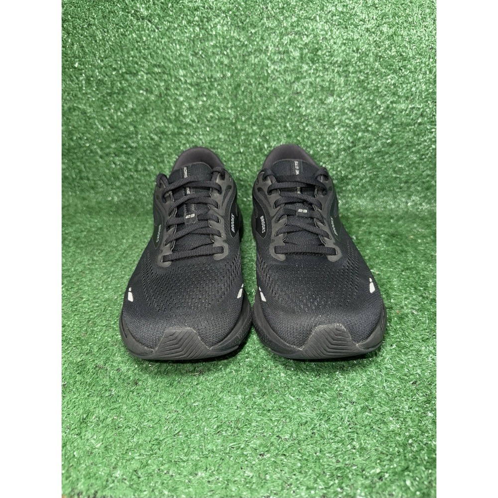 Brooks Adrenaline GTS 23 Mens Size 9 2E Wide Triple Black Running Shoes Sneakers - Picture 5 of 11